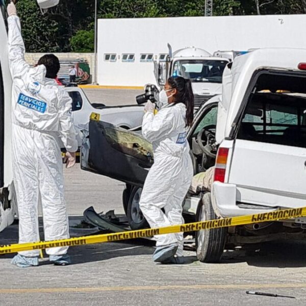 Cancún: Muere conductor en un accidente en el libramiento y la Huayacán (VIDEO).