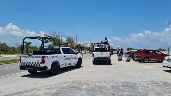 Cancún: Realizan operativo de seguridad en playa Delfines (VIDEO).