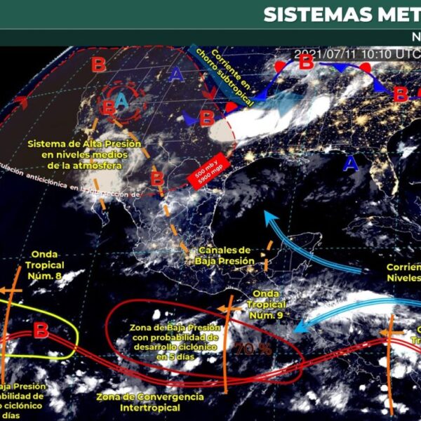 Pronóstico del clima para hoy domingo 11 de julio en Quintana Roo.