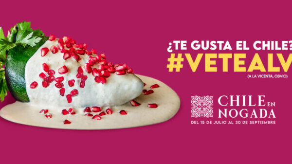 Con más de 200 años, llegaron los Chiles en Nogada a La Vicenta