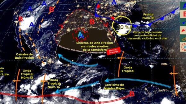 Pronóstico del clima para hoy viernes 23 de julio en Quintana Roo.