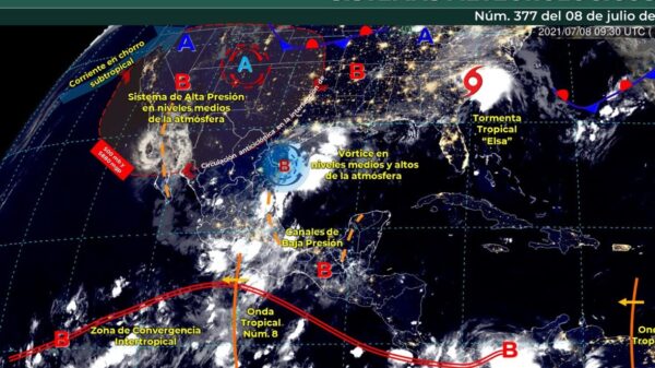 Pronóstico del clima para hoy jueves 8 de julio en Quintana Roo.