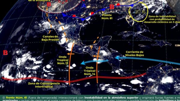 Quintana Roo: Pronóstico del clima para hoy miércoles 21 de julio.