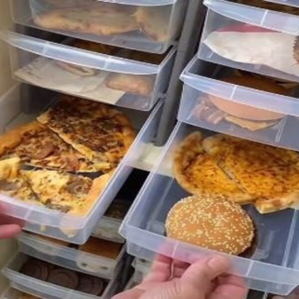 Un video relacionado a la comida rápida debido a que muestra cómo a pesar de tener varios años guardada sigue intacta