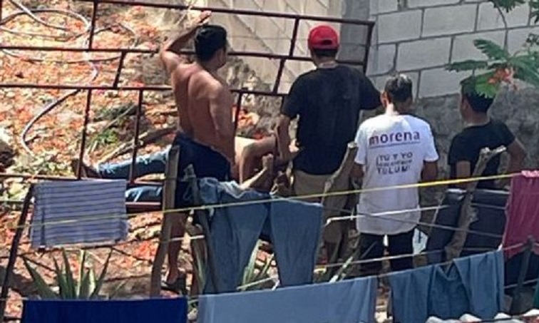 Tulum: Ejecutan a balazos a un hombre en una zona invadida; el crimen se cometió ante la mirada de varios testigos.