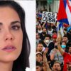 Livia Brito rompe en llanto al hablar de su familia y la situación que se vive en Cuba