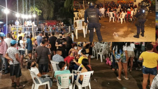 Video: Disuelven autoridades "mega jaripeo" en Guerrero