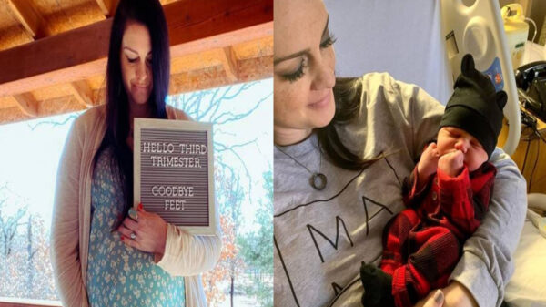 Sarah Shellenberger, una mujer de Oklahoma, Estados Unidos, dio a luz a su bebe 14 meses después de que su esposo muriera de un infarto