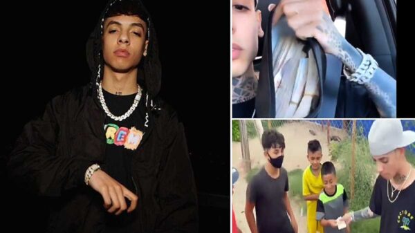 Natanael Cano regala dinero a sus paisanos de Sonora, unos aplauden, otros critican