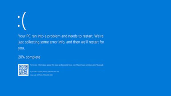 Windows 11 dejara de usar la “Pantalla Azul de la Muerte”, la cual aparece para anunciar el error del sistema