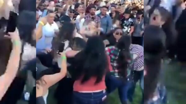 El video en donde un hombre se pone a bailar para detener la pelea entre un grupo de mujeres gana popularidad en las redes sociales