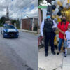 Niña que no tenía carro para participar en la ceremonia de graduación conquista las redes sociales al ser apadrinada por policías