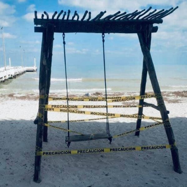 A partir de hoy y hasta nuevo aviso permanecerá cerrado el malecón de Telchac Puerto