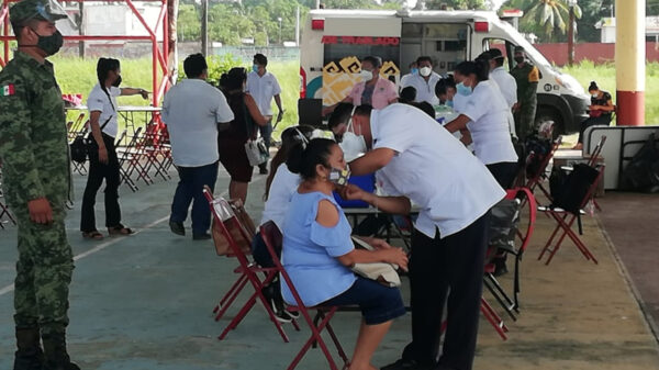 Buena participación en jornada de vacunación covid en Kantunilkín