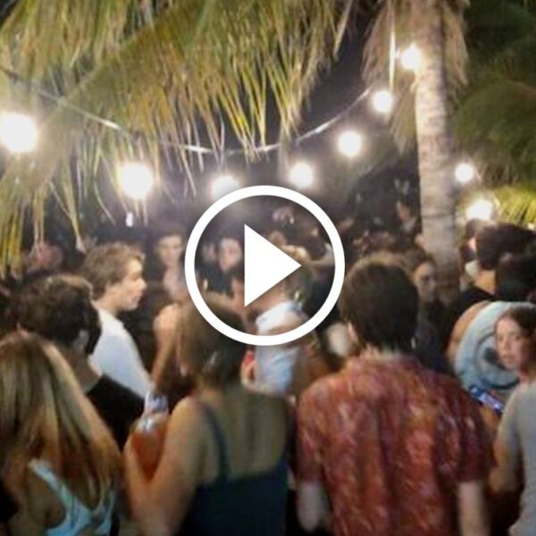 Video: Con más de 300 personas, clausuran fiesta en Chicxulub Puerto; recibe alta multa