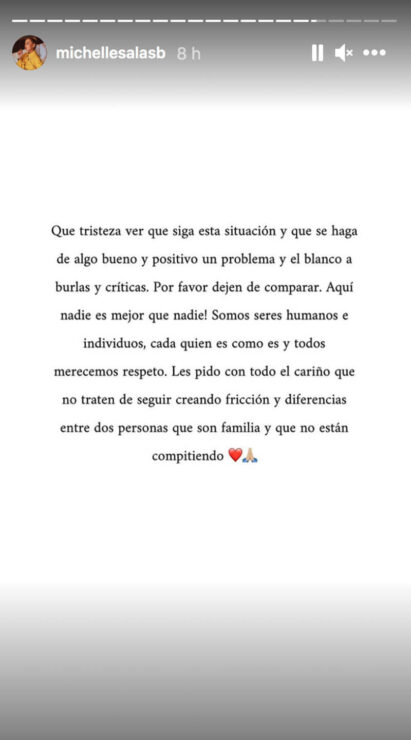 ¡Por fin! Michelle Salas entra en defensa de Frida Sofía