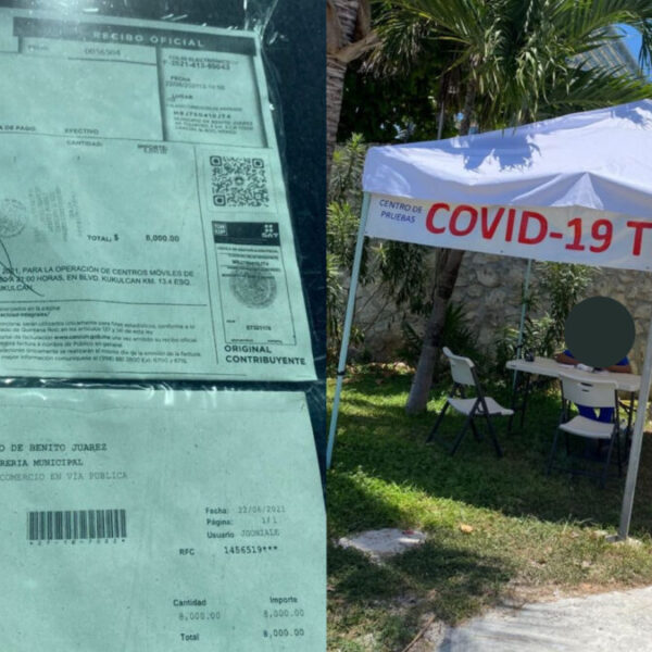 CUIDADO: Módulos de pruebas Covid operan sin permisos en Zona Hotelera de Cancún