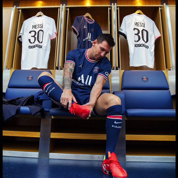 Leonel Messi realiza su primer entrenamiento con el París Saint-Germain