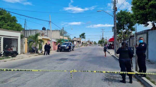 Hombres armados balean a joven en la supermanzana 233 de Cancún
