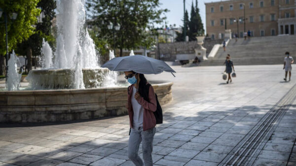 Alerta en Grecia por jornada extrema de calor de hasta 45 grados
