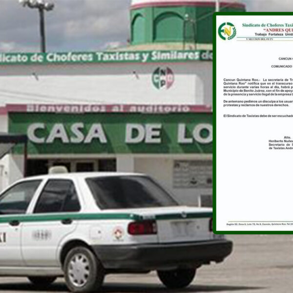 Sindicato de Taxistas anuncia paro escalonado de servicio, minutos después se arrepiente