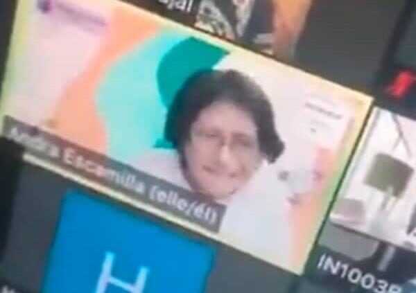 Joven no binaria pides respeto durante clase en línea: “No soy tu compañera, soy tu compañere”