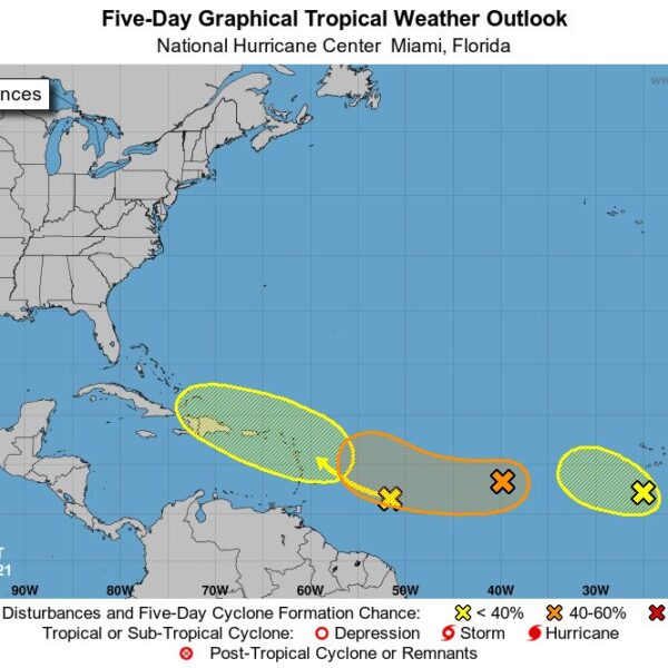 Amenazan tres fenómenos atmosféricos sobre el Atlántico