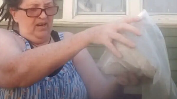 Por abusador, mujer lanza a la basura las cenizas de su pareja