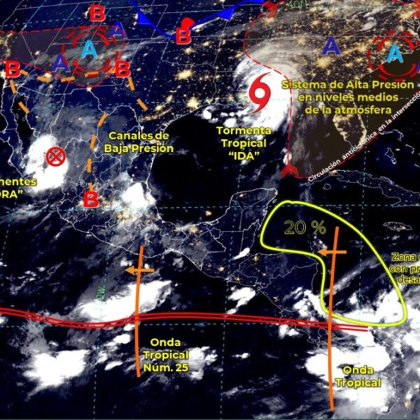 Pronóstico del clima para hoy lunes 30 de agosto en Quintana Roo.
