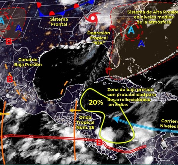 Pronóstico del clima para hoy martes 31 de agosto en Quintana Roo.