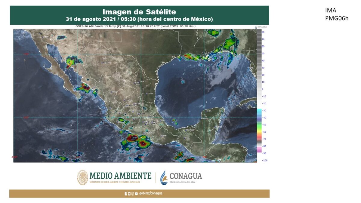 Pronóstico del clima para hoy martes 31 de agosto en Quintana Roo; cielo parcialmente medio nublado con nublados ocasionales.