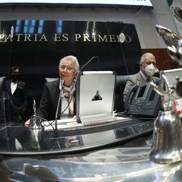 Por mayoría de votos Olga Sánchez Cordero es la nueva presidenta del Senado