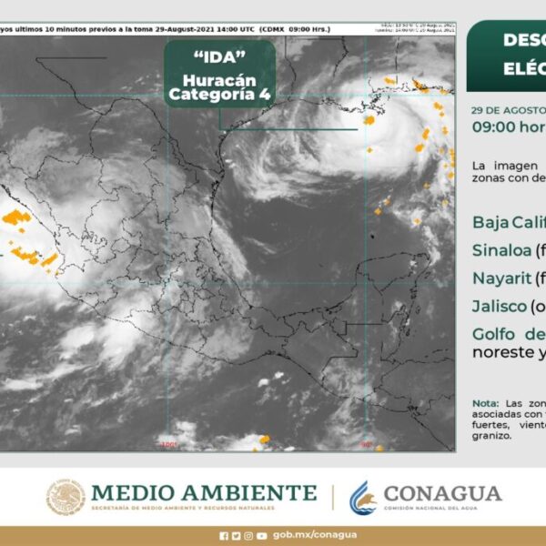 Provocará huracán ‘Nora’ lluvias torrenciales en Nayarit y Sinaloa.