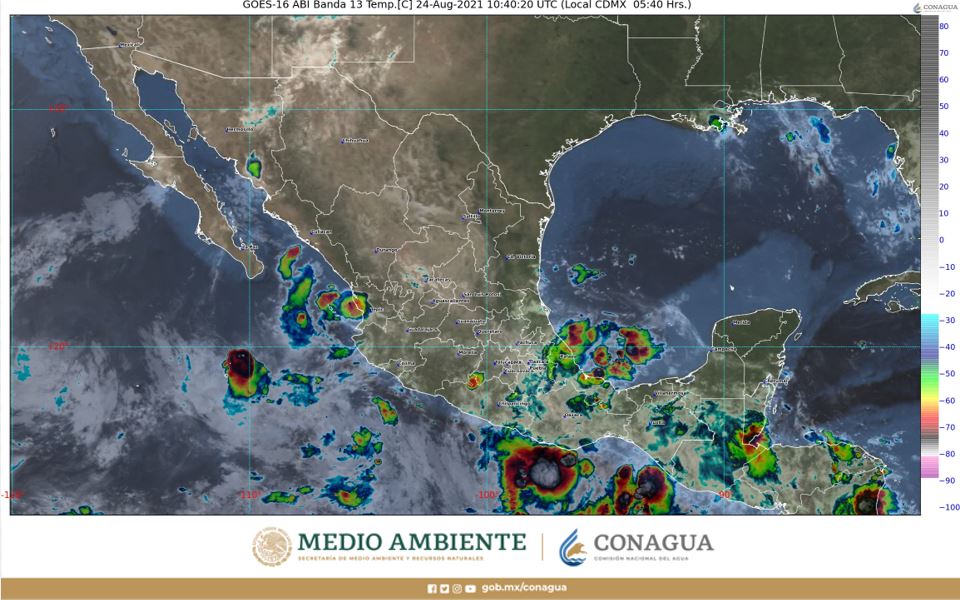 Pronóstico del clima para hoy martes 24 de agosto en Quintana Roo; se prevén chubascos aislados para la entidad y ambiente muy caluroso.