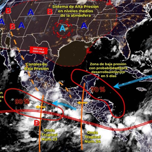 Pronóstico del clima para hoy miércoles 25 de agosto en Quintana Roo.