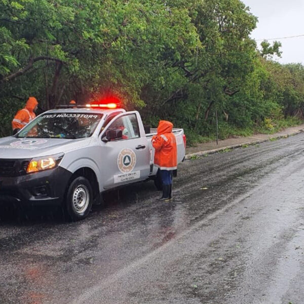 Inundaciones por Grace en Isla Mujeres