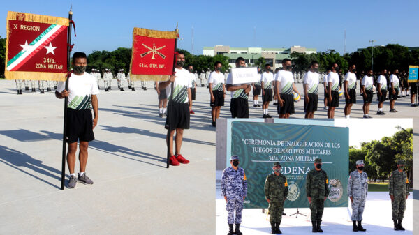 Inauguran juegos Deportivos Militares en Quintana Roo