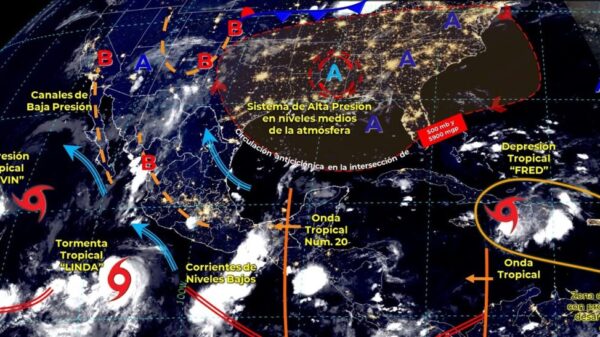Pronóstico del clima para hoy jueves 12 de agosto en Quintana Roo.