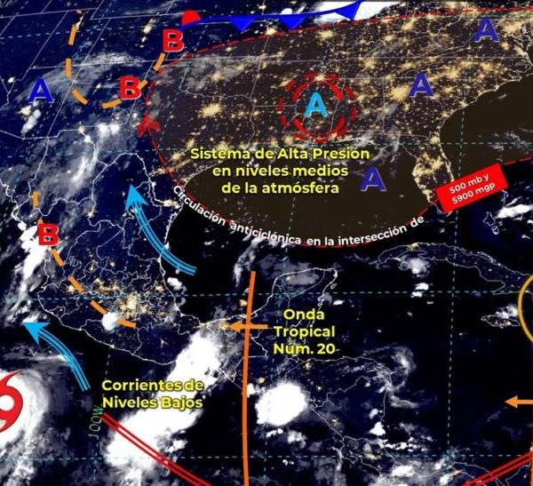 Pronóstico del clima para hoy jueves 12 de agosto en Quintana Roo.