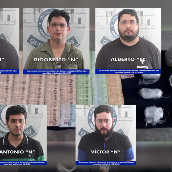 En operativo anti covid, cae grupo de presuntos narcomenudistas