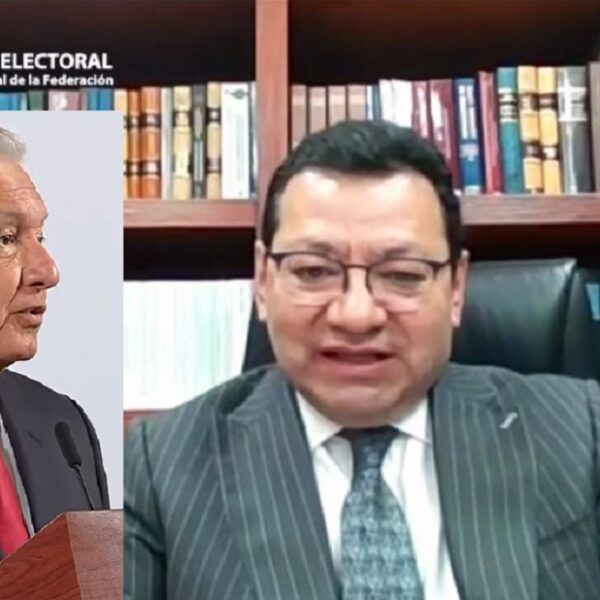 Felipe Fuentes, presidente interino del TEPJF; “es insuficiente”: AMLO