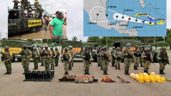 La Sedena pone en marcha el Plan DN-III-E ante llegada de “Grace”