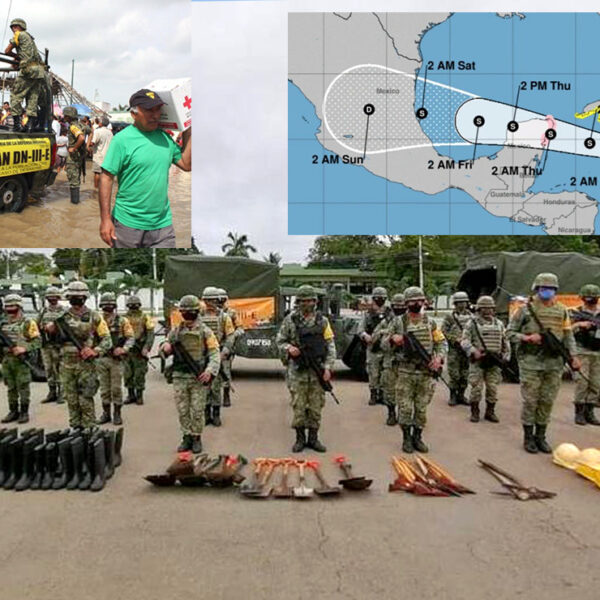 La Sedena pone en marcha el Plan DN-III-E ante llegada de “Grace”