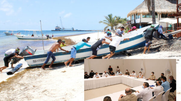 Puerto Morelos se prepara ante la posible afectación de la Tormenta Tropical "Grace"