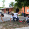 Arranca Puerto Morelos recuperación de escuelas en la telesecundaria "Ramón Bravo Prieto"