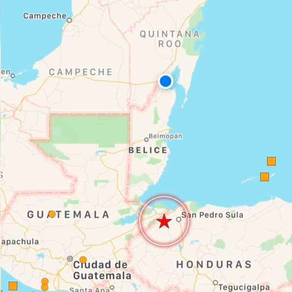 Alarma en Quintana Roo sismo de 5.4 grados con epicentro en Honduras
