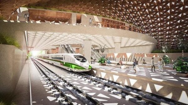 Tren Maya y Corredor Interoceánico crearán 300 mil empleos: AMLO; diseño de probable estación en Tulum