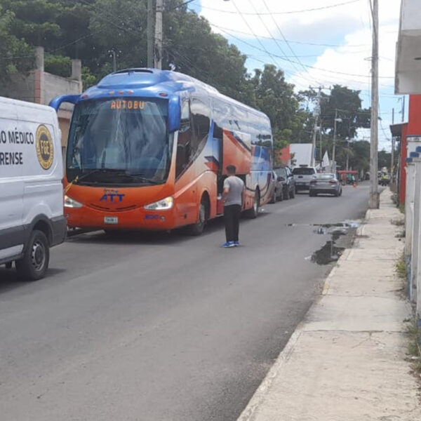Turista muere en el autobús cuando se dirigía a Sisal