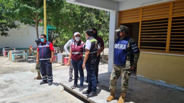 Huracán “Grace”: Supervisan autoridades refugios temporales en Cancún (VIDEO).