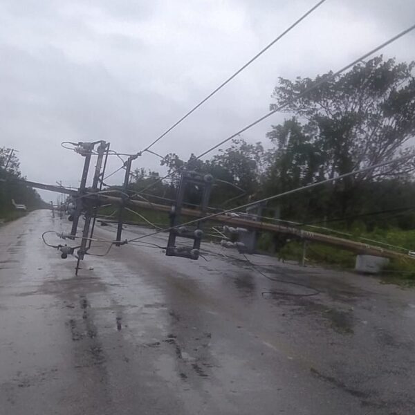 Grace deja fuertes daños en el sur de Cozumel